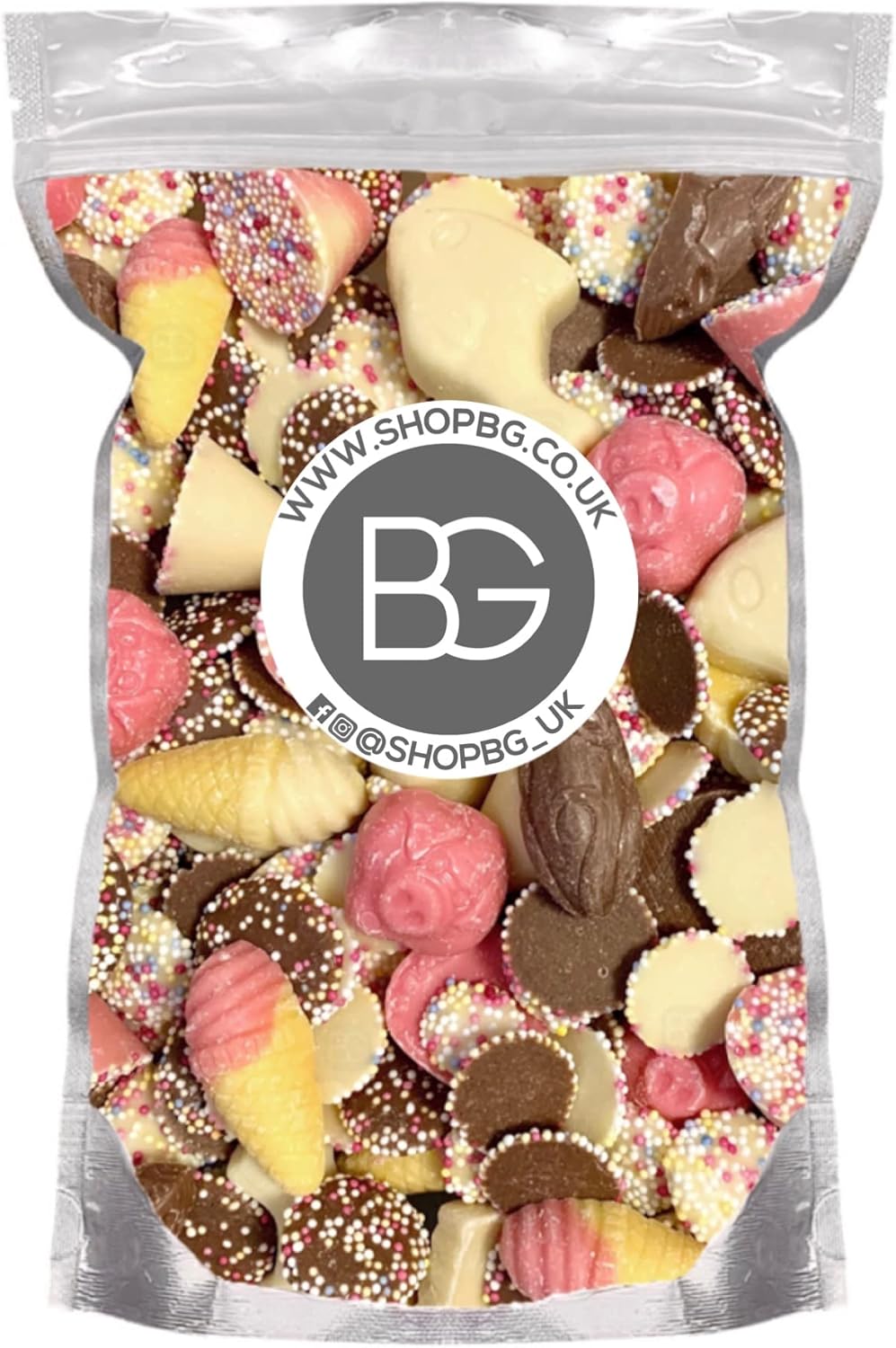 BG Chocolate Candy Quality Pick & Mix Sweets - Large Assortment 750g Pouch