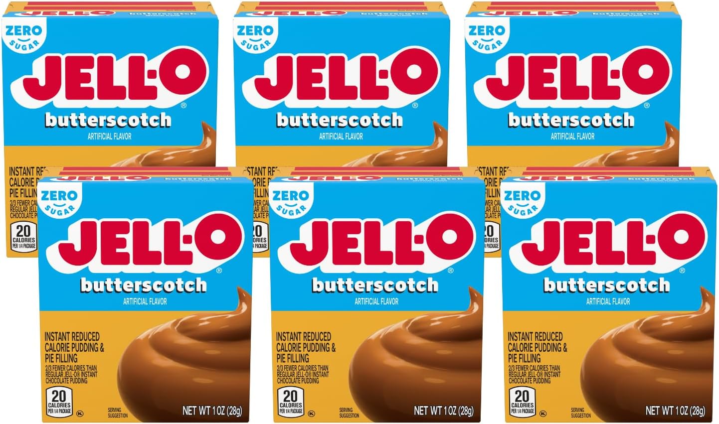 Jell-O Sugar Free Butterscotch Pudding Mix, 28 g