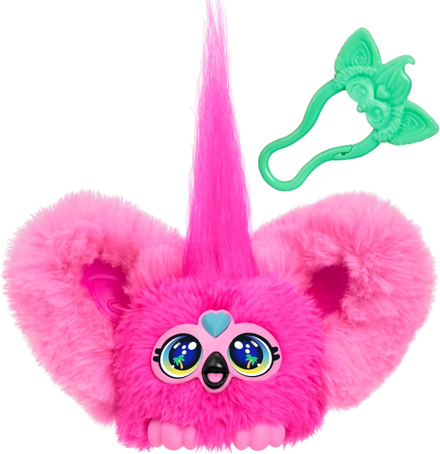 Furby Furblets Flo-Flo Flamingo Mini Plush Toy, Cute Plush Toys, Fun Interactive Toy for Kids, Pink