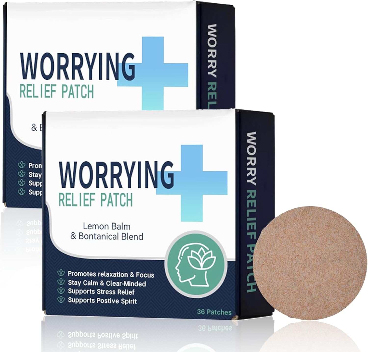 Xumann 2 Box Natural Patch Mood Calming Stickers, Calms for Stress Relief, Calming Tablets for Adults