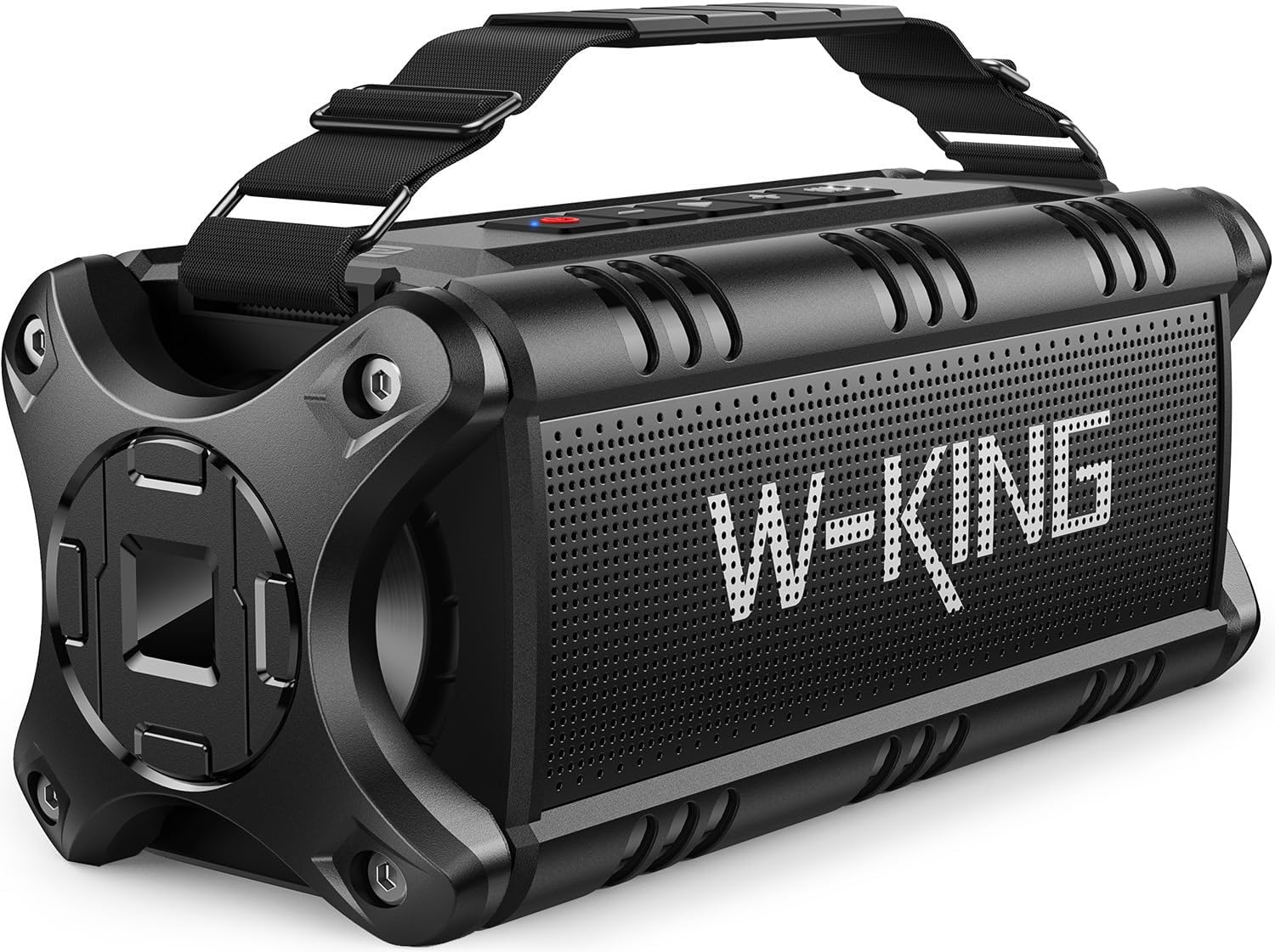 W-KING 90W Max Bluetooth Speaker, IPX6 Waterproof Portable Speakers Wireless Bluetooth, 50W Deep Bass Loud Outdoor Speaker with 40H Playtime/Stereo Pairing/TF Card/AUX/NFC for Home Party,Camping,Beach