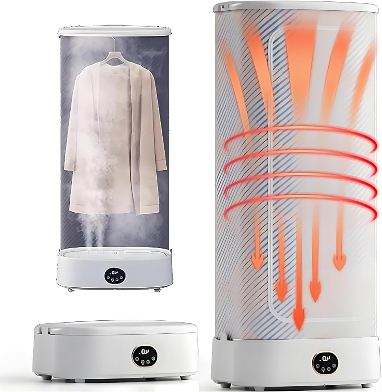 smafoseedding 1000w 2 In 1 Automatic Ironing Machine, Electric Clothes Dryer, Vertical Steam Iron, Foldable, Cordless Steamer For Clothes, For Clothes & Fabric Steam And Dry