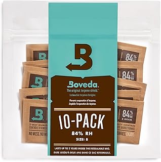 Boveda Wooden Music Instruments - 84% RH 2-Way Humidity Control - Size 8 For Wooden Instruments – Protects All Wood Instruments For Optimal Sound – Prevents Cracking & Warping Of Guitars – 10 Count