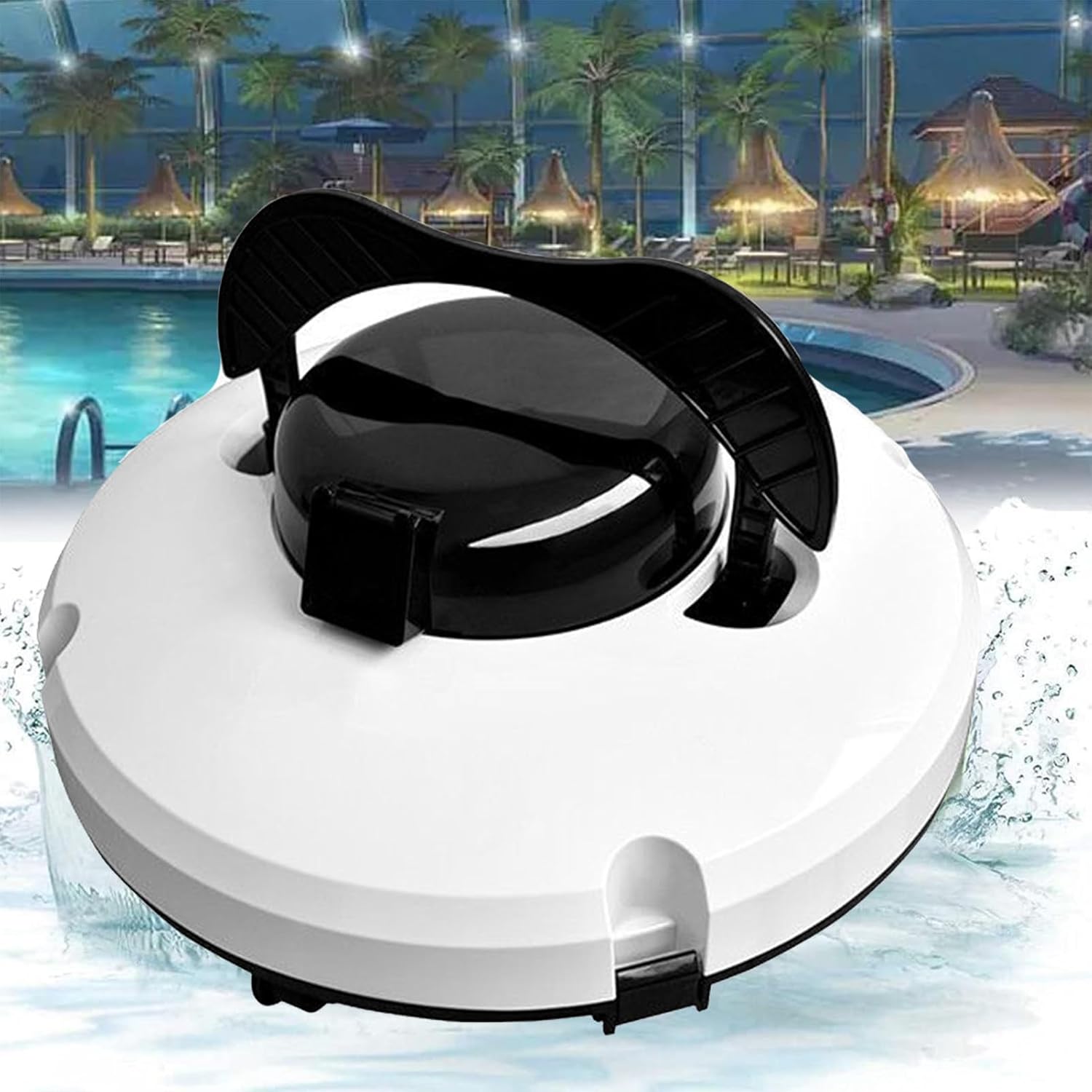 RayGenius Smart Pool Cleaner, Wall Climbing Pool Cleaning Robot Fully automatic pool hoover with upgraded ultra-fine filter, ideal for pools