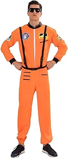 EraSpooky Astronaut Costume Men Halloween Spaceman Suit Adults Pilot