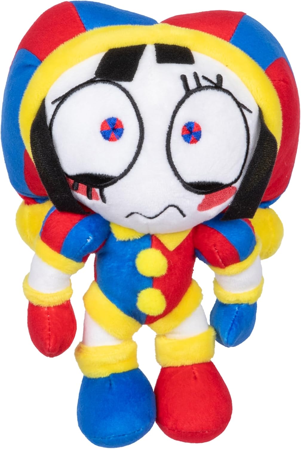 Amazing Digital Circus Deluxe Pomni Plush Figure, 8"/20.3 CM Figure Made With Premium Materials Embroidery, Collect Caine, Pomni, Kinger, Jax And Ragatha