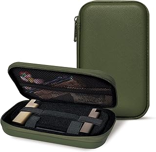 Smell Proof Bag, Smell Proof Stash Bag with 4 KS Tubes Odor Proof Bag, Smell Proof Bags For Travel, Smell Proof Bag Fit in Pocket and Gift for Men/Women (Green)