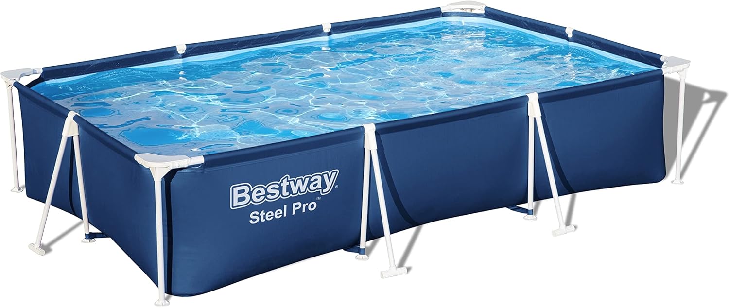 Bestway Steel Pro | Metal Frame Above Ground Pool, Family Outdoor Pool 9.10ft