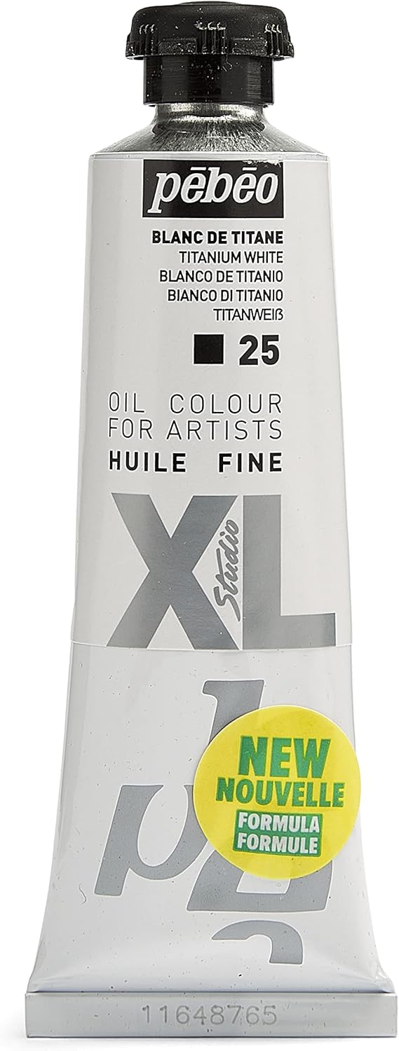 PEBEO 937025 37 ml XL Studio Fine Oil, Titanium White