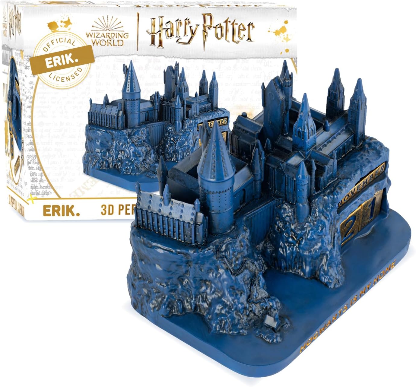 Grupo Erik Perpetual Calendar - Harry Potter Merchandise | Desk Calendar, Home Office Desk Accessories, Home Decor Accessories | Hogwarts Harry Potter Gifts