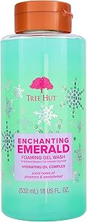Tree Hut Holiday Enchanting Emerald Hydrating & Moisturizing Foaming Gel Wash, Limited Edition Gift, Infused with Our Hydrating Oil Complex, 18 oz.