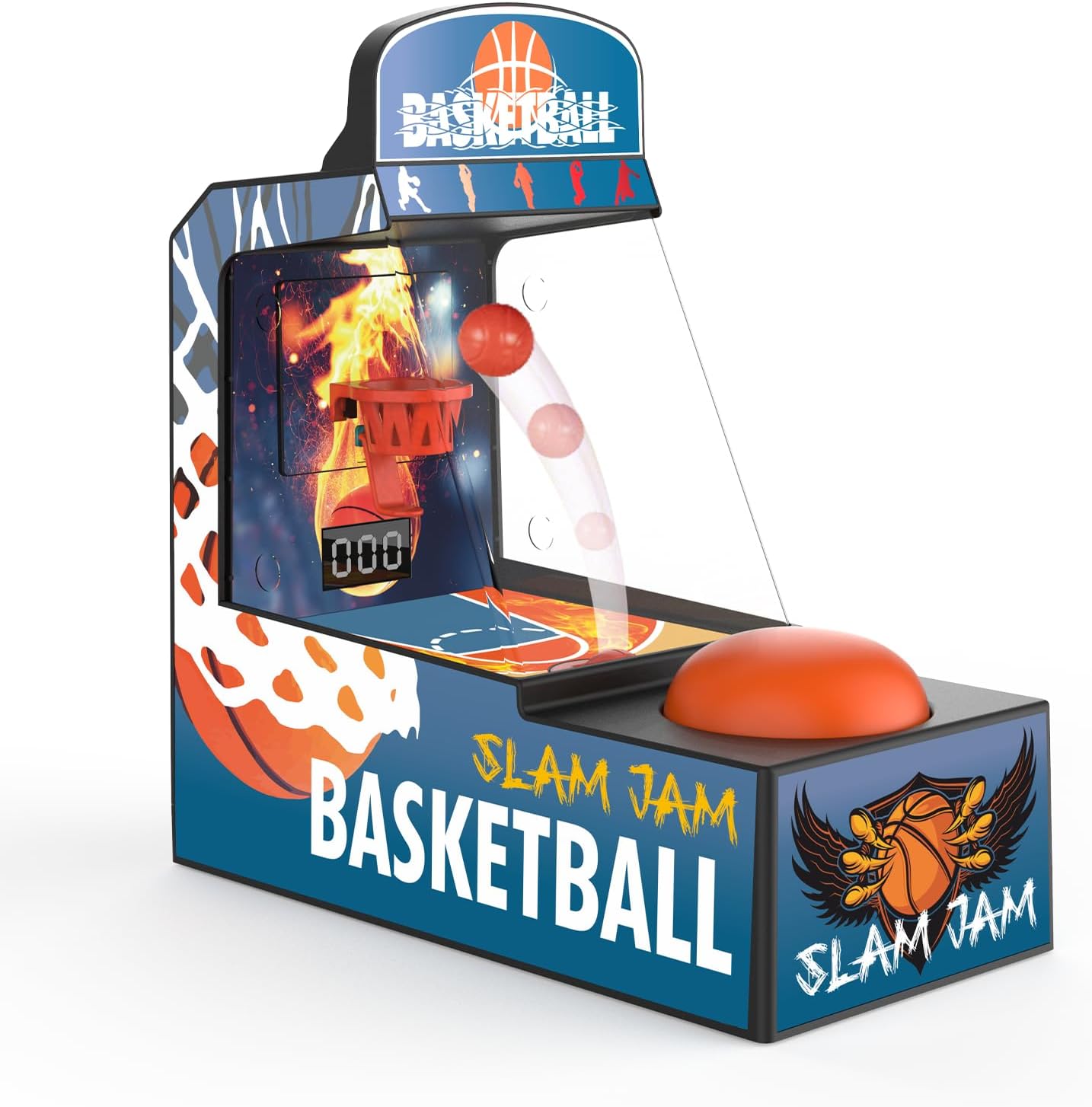 Golden Security Desktop Arcade Basketball Game Tabletop Basketball Shooting Game Mini Finger Basketball Toy Set for Children Kids Basketball Indoor Office Desk Fun Sports Toys