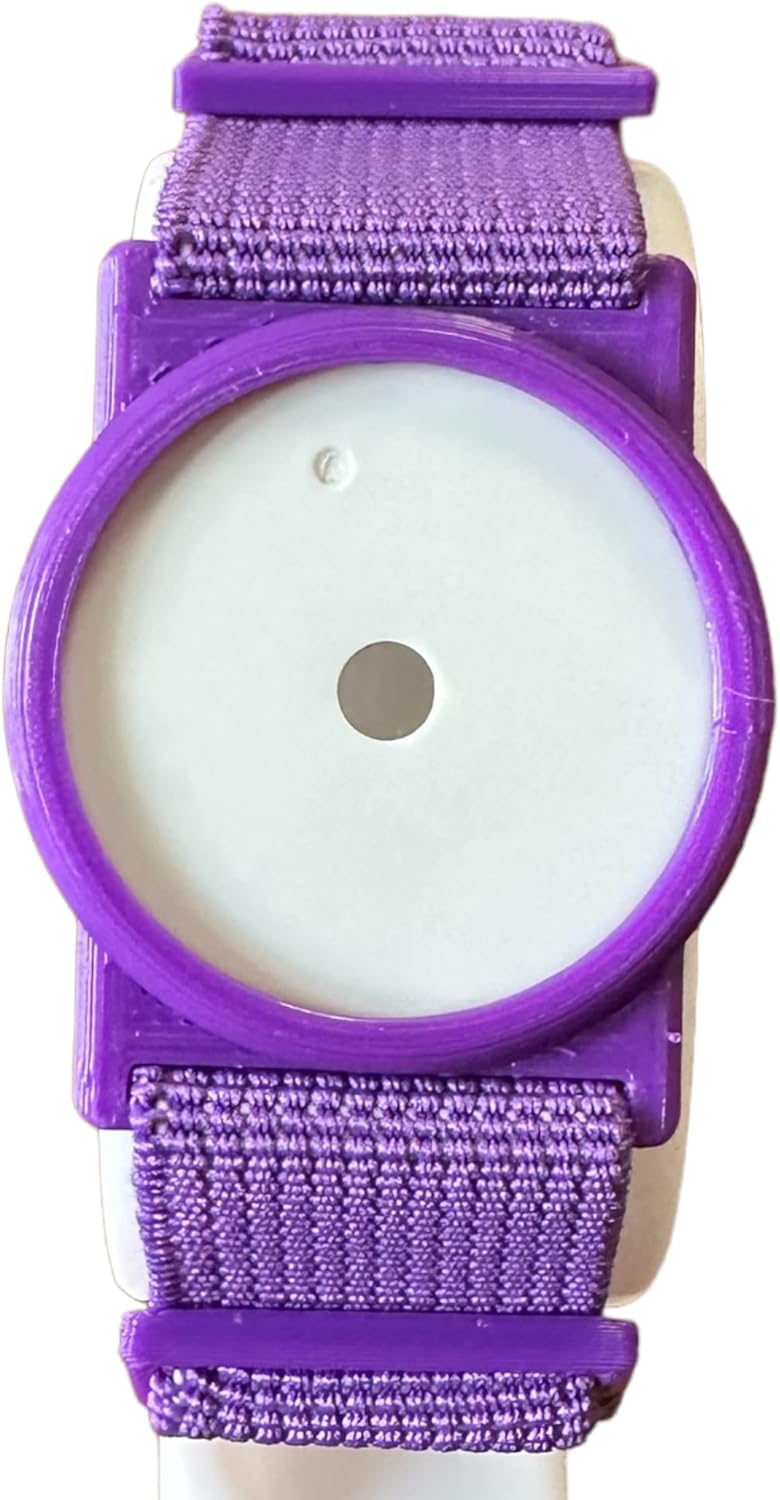 Sensor Armband Holder/Protector Compatible with Freestyle Libre 1/2 - Purple and Purple