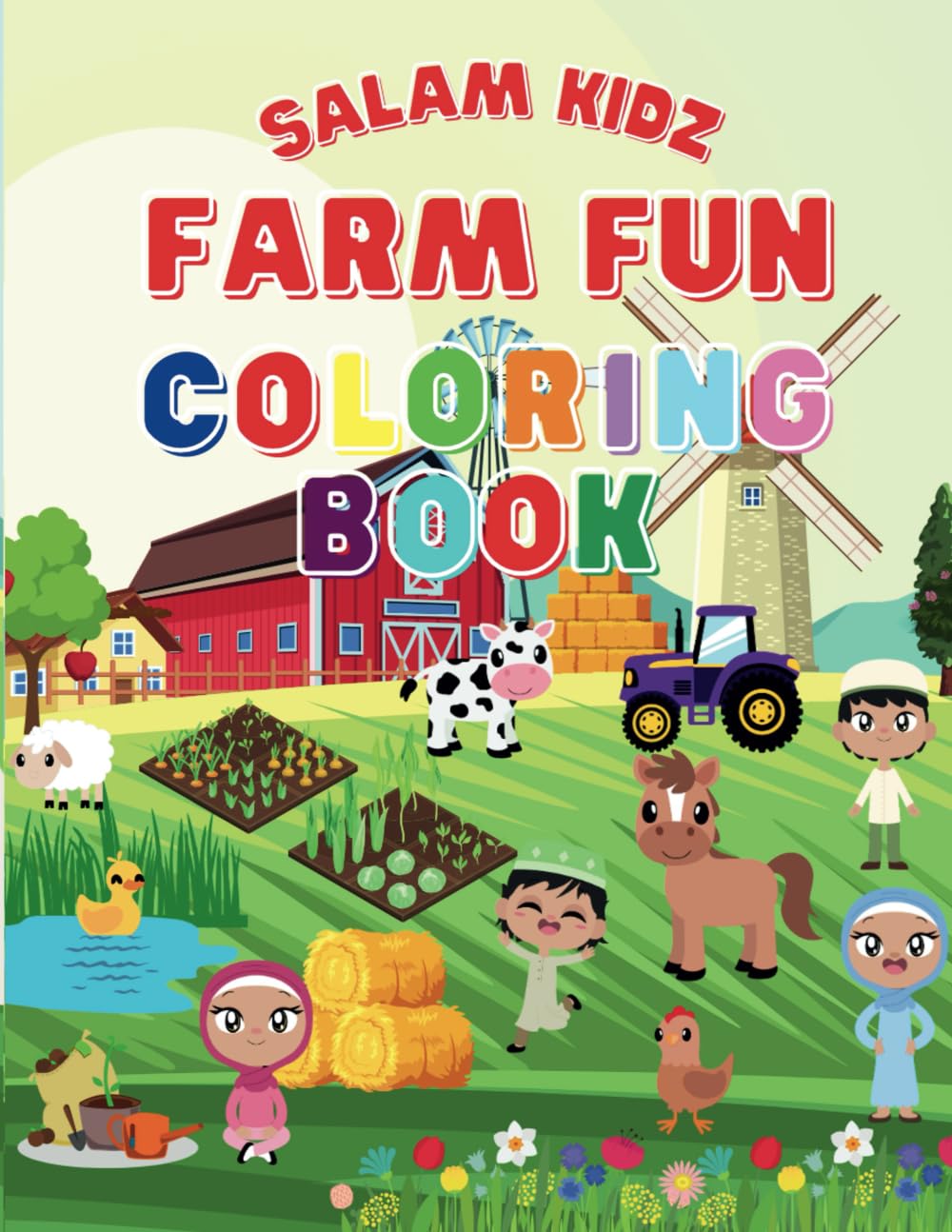 Salam Kidz Farm Fun Coloring Book (Salam Kidz Fun Coloring Books)