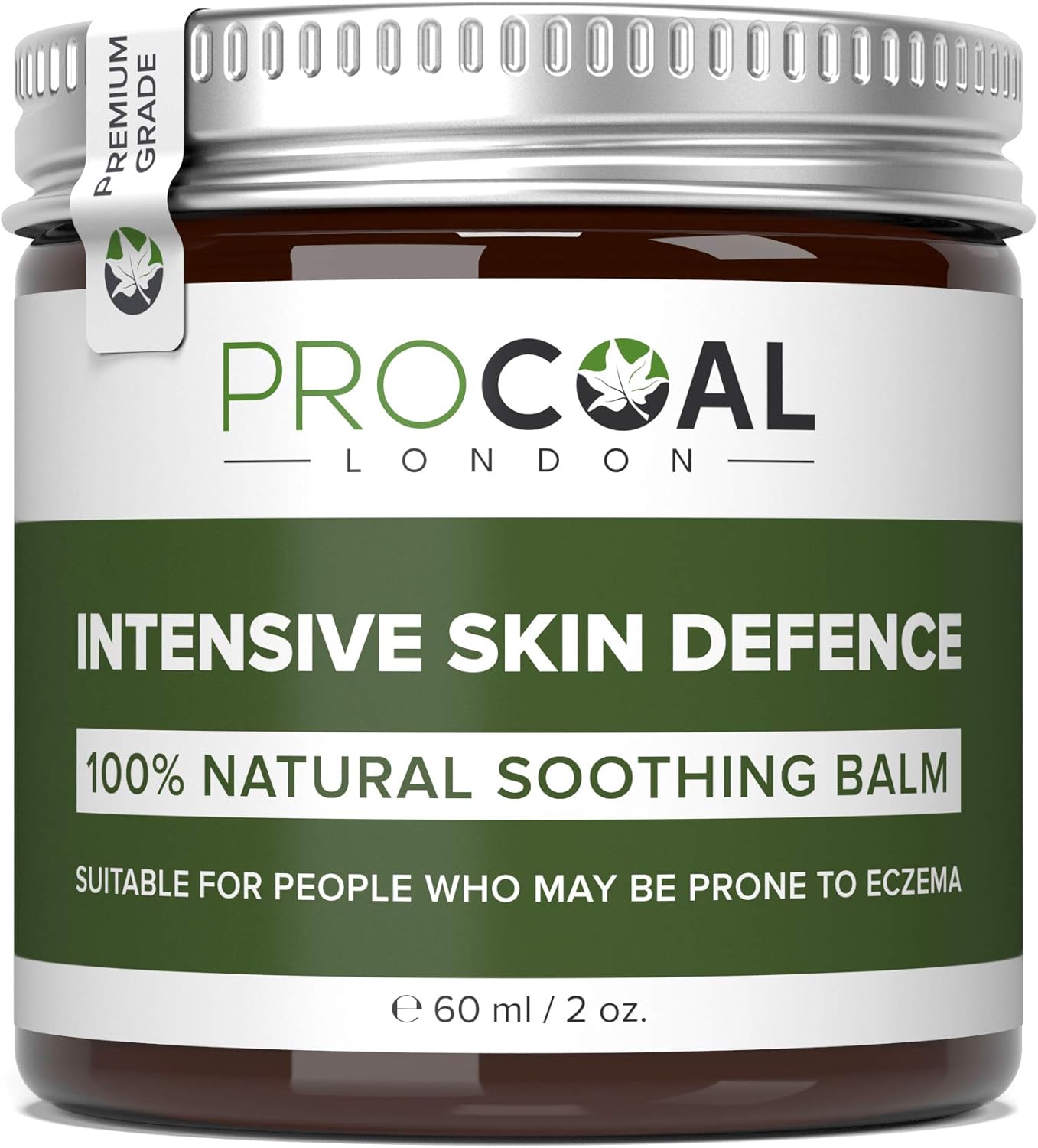 Eczema Cream, 100% Natural & Vegan Intensive Skin Defence Balm 60ml by Procoal – For Children and Adults Prone to Eczema, Psoriasis and Dermatitis, Made in UK