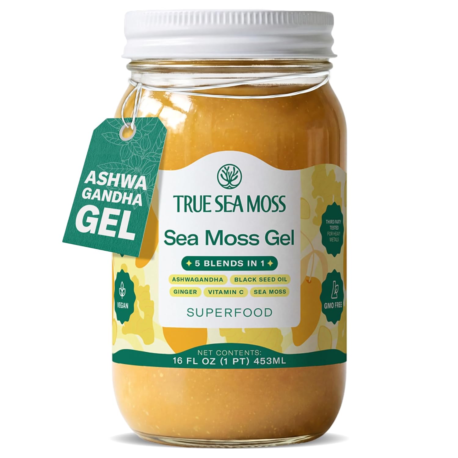 True Sea Moss – Dried Mixed Fruits– Ashwagandha Pack of 1 (Labels may Vary)