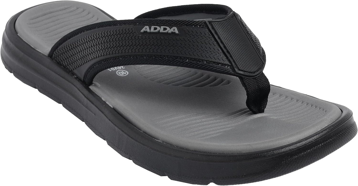 Men's Time 01, Durable & Comfortable, Eva Sole, Durable & Lightweight, Fashionable, Super Soft, Outdoor Slipper, Flip-Flop, Beachwear