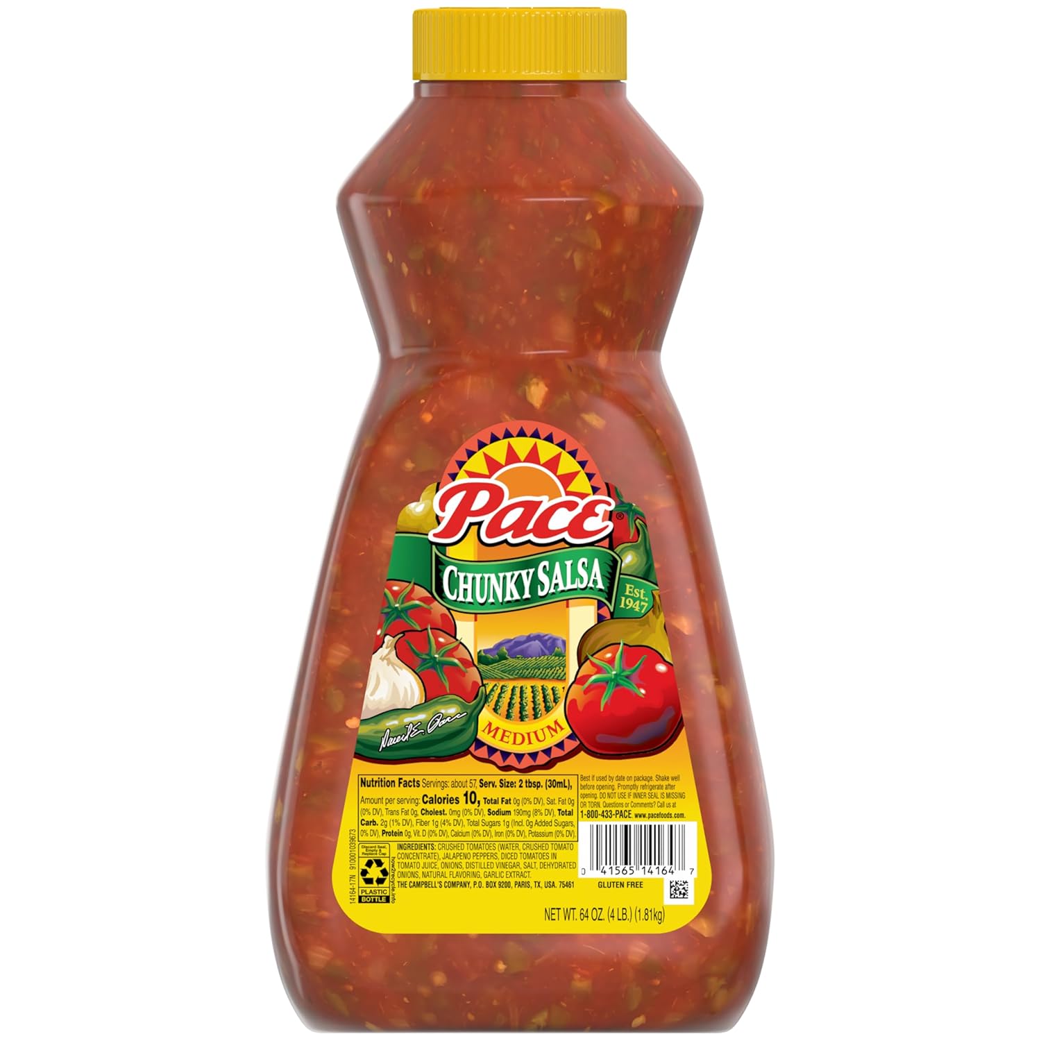 Pace Chunky Medium Salsa, 64 oz Bottle
