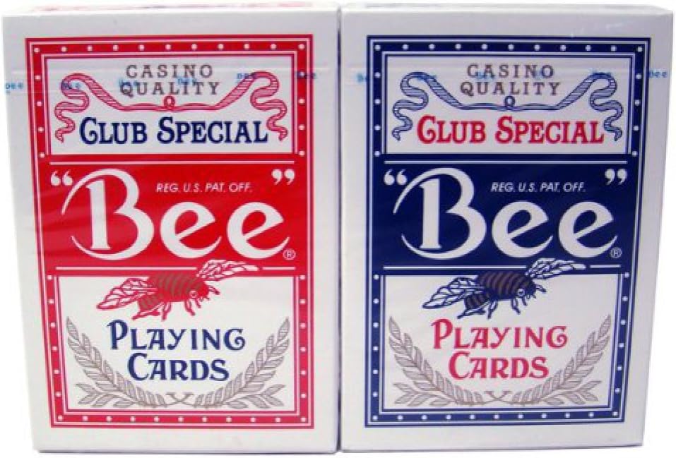 Bee No. 92 Diamond Back Club Special Red/Blue 12 Decks