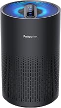 Air Purifiers for Bedroom, H13 True HEPA Filter for A11ergies, Pollen, Smoke, Dusts, Pets Dander, Odor, Hair, Ozone Free, 20db Quiet for Home, Room, Kitchen, SGS Certificaion - AC400 Black