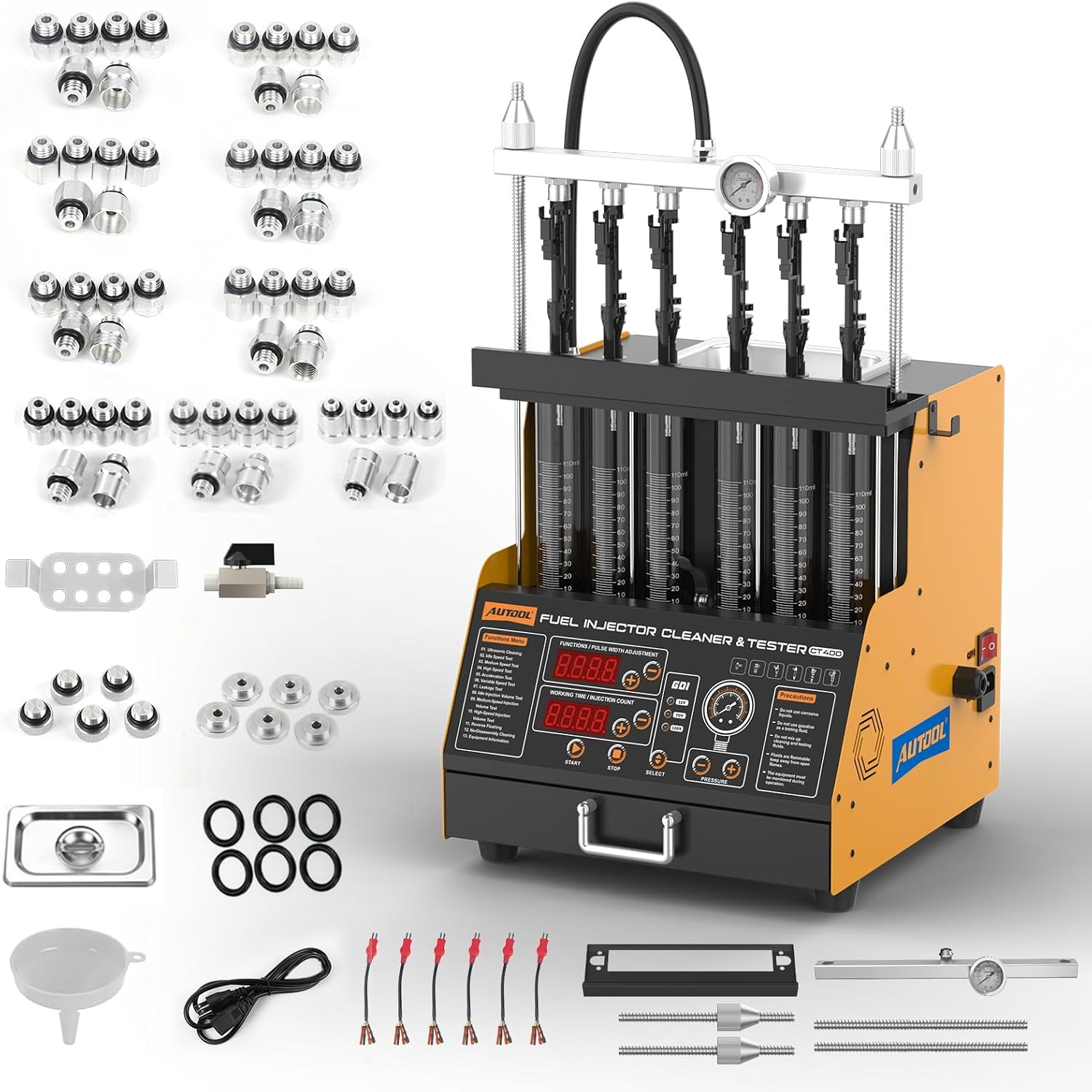 AUTOOL Fuel Injector Cleaner Tester Machine Ultrasonic 12V/70V/220V