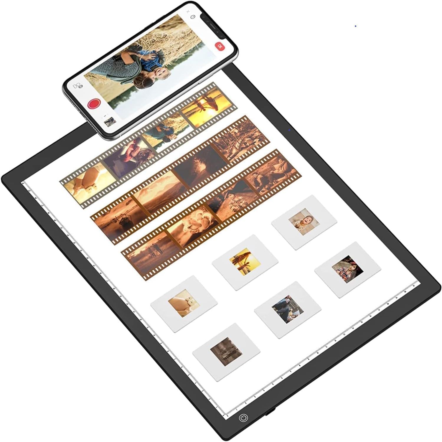 Slide Viewer Light Box, Ultra-Thin A4 USB Powered Light Scanner for Photo Slide and Film Negative Scanning, Christmas Gift, Tattoo Drawing, Artist Sketching