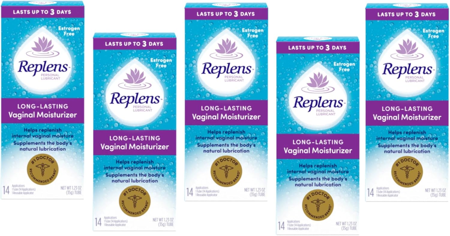 Replens Long-Lasting Vaginal Moisturizer - 14 ct, Pack of 5