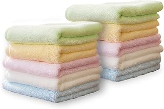 Yoofoss Luxury Washcloths Towel Set 10 Pack Baby Wash Cloth for Bathroom-Hotel-Spa-Kitchen Multi-Purpose Fingertip Towels & Face Cloths