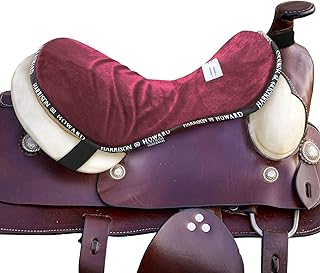 Harrison Howard Trail Seat Saver Western Tack Saddle Ride-on Pad with Cushion Bottom Helps Distribute Back Pressure