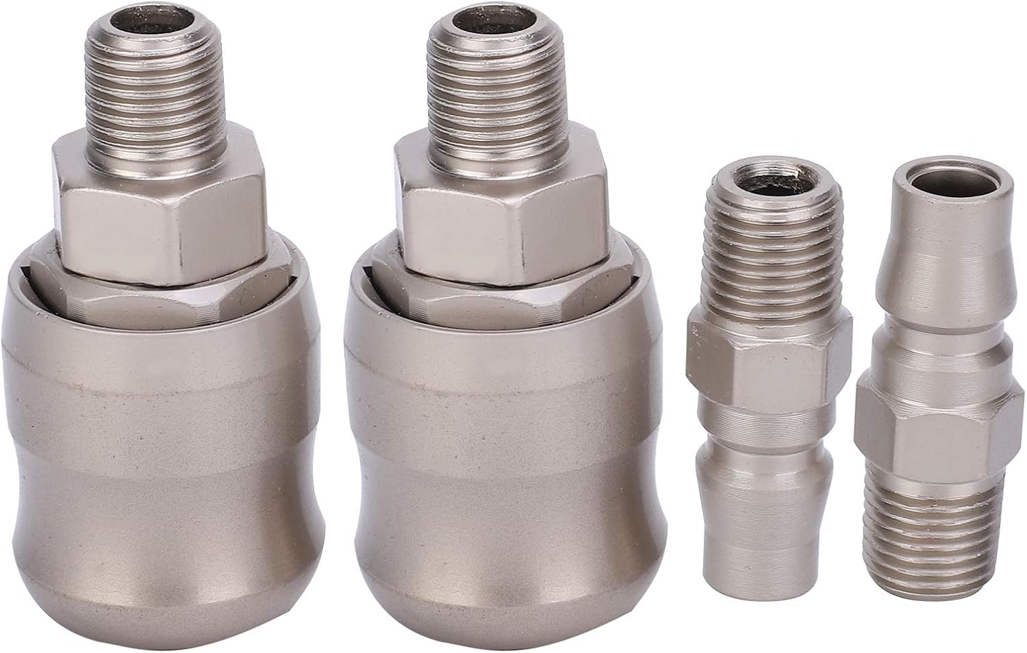 Pneumatic Quick Connector Self Locking Explosion Proof C Type Joint High Pressure Carbon Steel Construction for Auto Maintenance and Industrial Use 2 Sets SM PM20