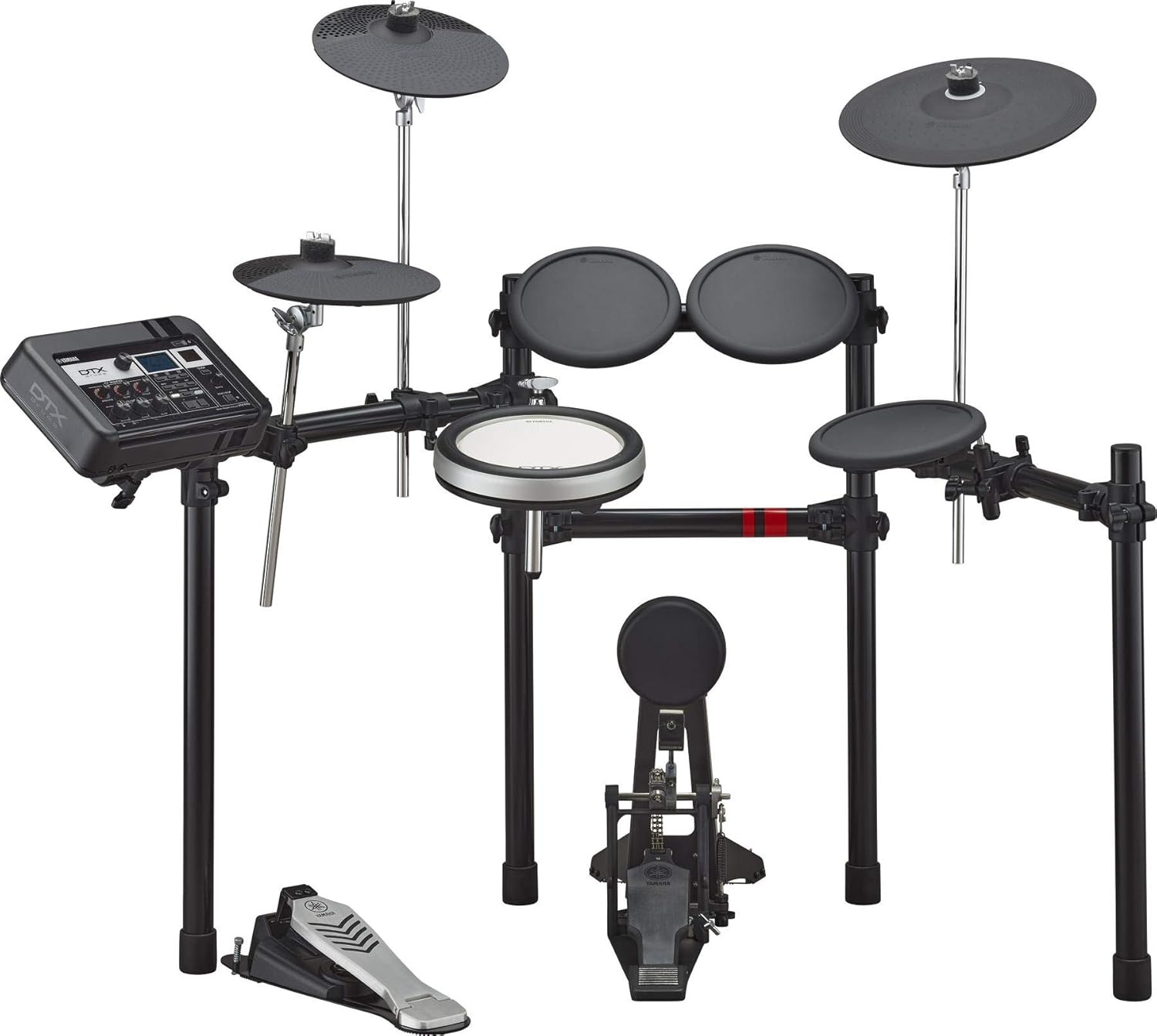 Yamaha Electronic Drum Set with Powerful PRO Module, 70 Premium Customizable, Kit Modifier Controls, USB Audio/MIDI, Silent Silicone Heads, DTX Touch Sound Editor Smart App (DTX6K-X)