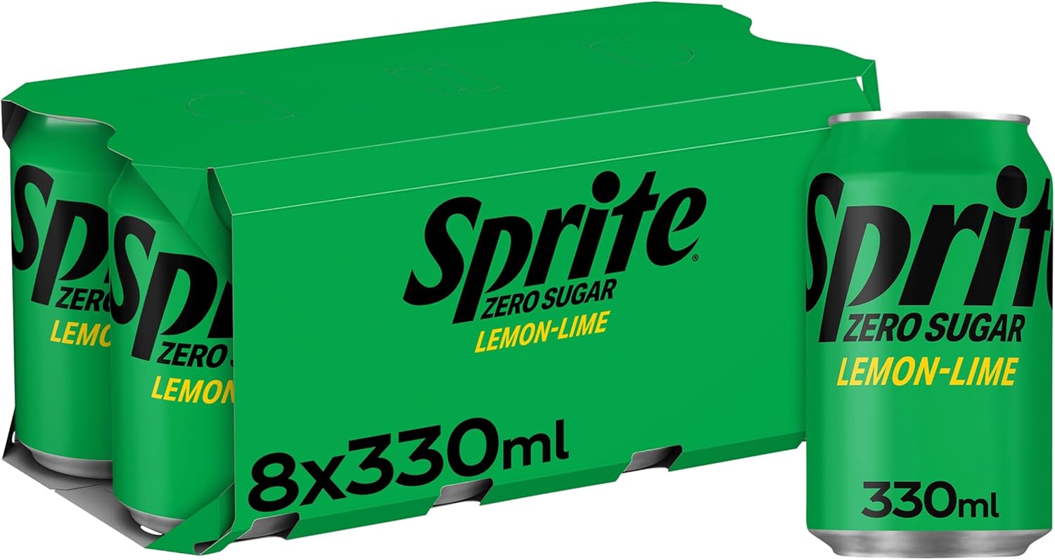 Sprite Can Zero 330 ml (Pack of 8)