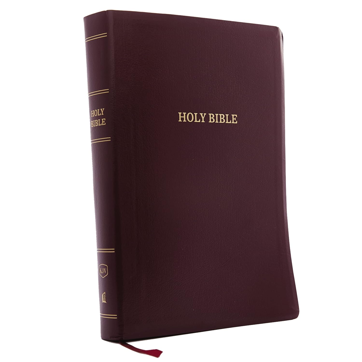 KJV Holy Bible: Super Giant Print with 43,000 Cross References, Burgundy Leather-look, Red Letter, Comfort Print: King James Version
