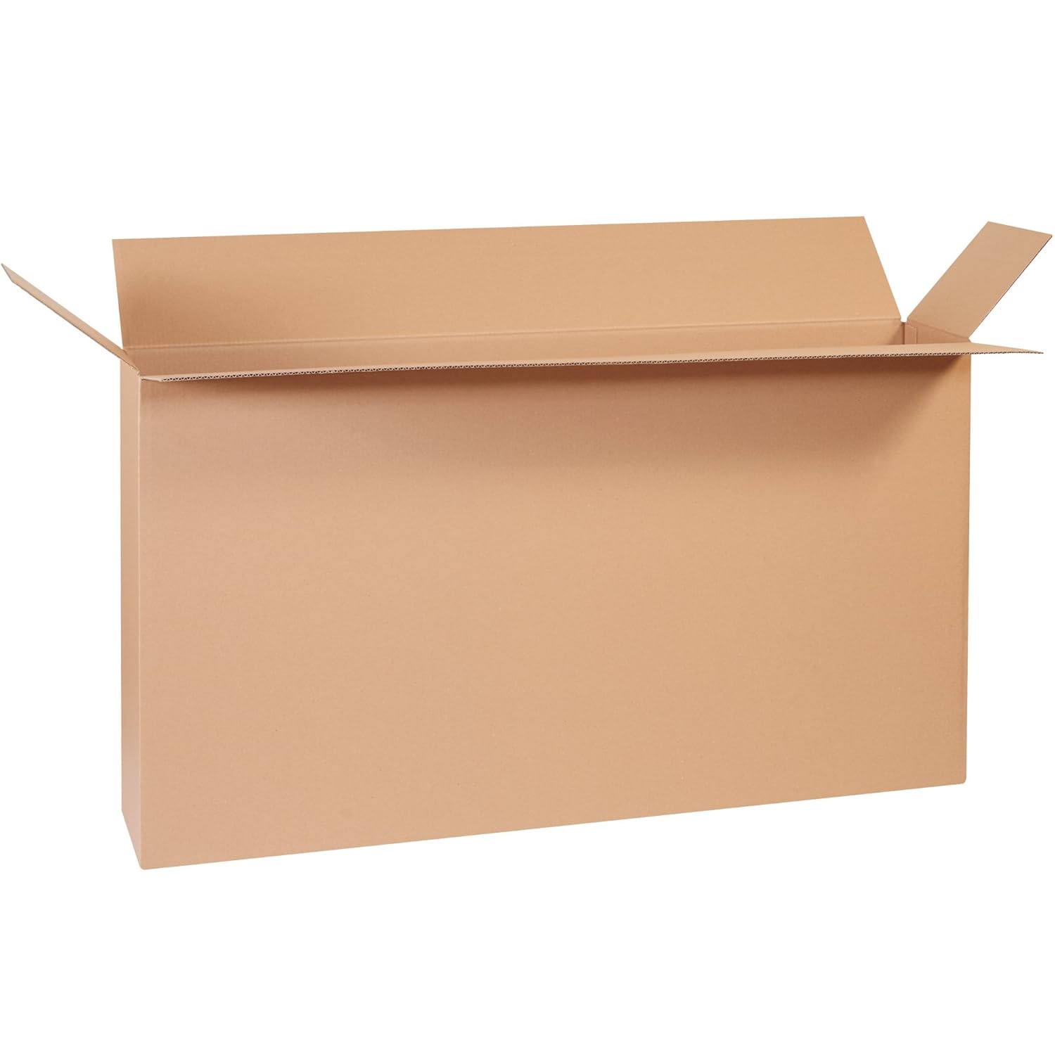 Aviditi Side Loading Corrugated Box, 56" L x 10" W x 32" H, Kraft, Bundle of 5 (HD561032FOL)