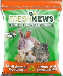 Fresh News Recycled Paper Bedding, Small Animal Bedding, 10 Liters