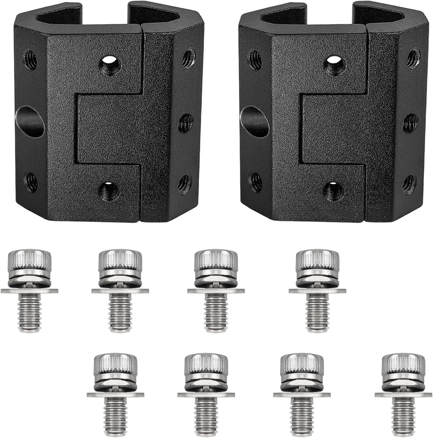 Rail Clip Compatible with Milwaukee Packout System Rails,Universal Packout Rail Adapter Mounts-Side on Packout Rail Corner, Black