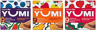 Good Times Fulfillment Yumi Organic Toddlers Bars - Variety 3-Pack. Plus GTF Sticker & Chocolate Starlight Mint