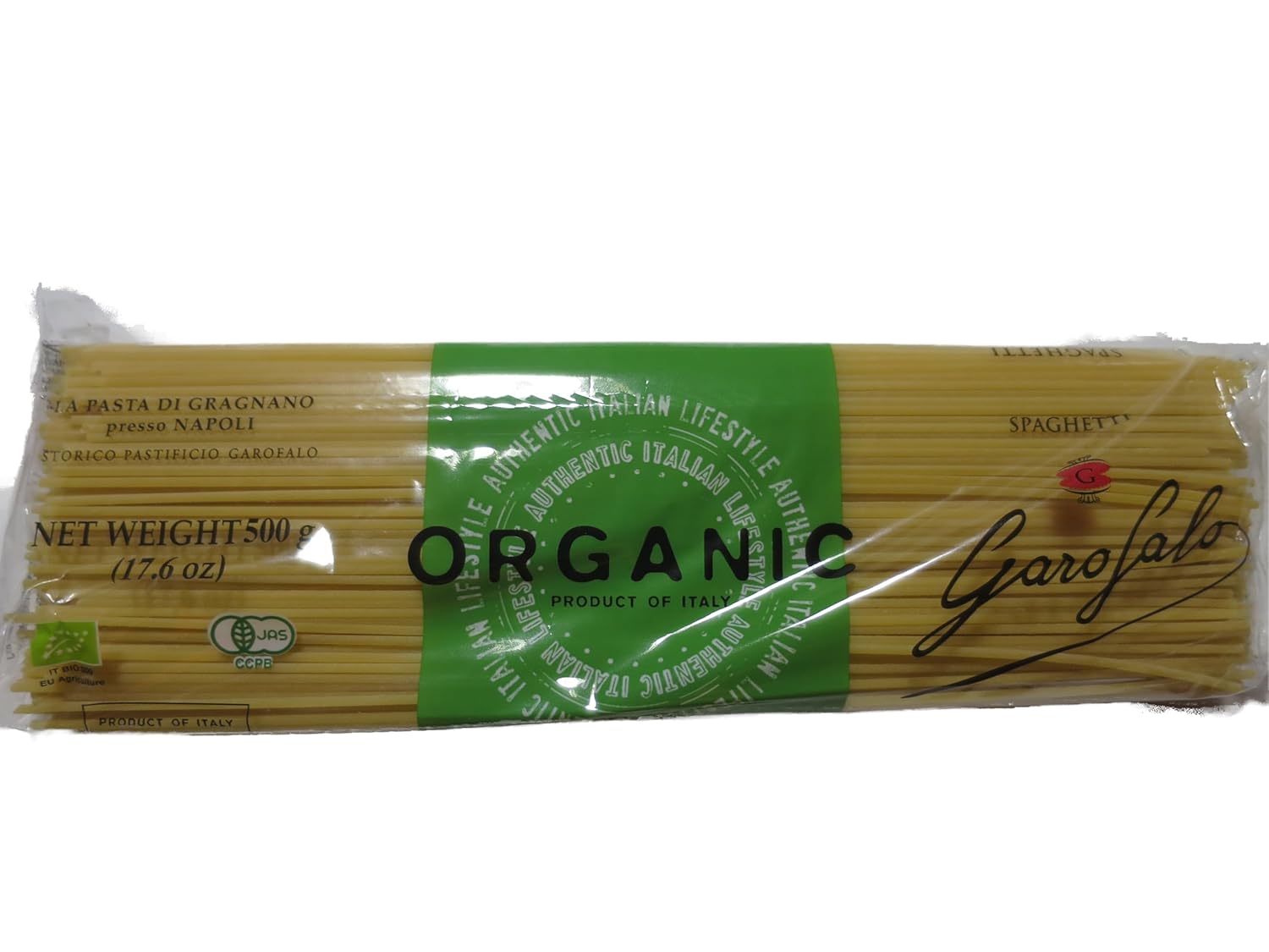Garofalo, ORGANIC Spaghetti 8.8 lbs. (Pack of 8)