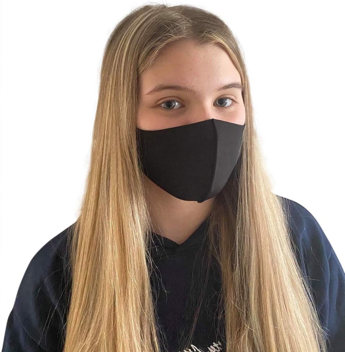 Komonee Adults Washable Reusable Face Mask Dustproof Cloth Mouth Cover Covering For Men Women Outdoors Indoors Cycling Ski Protection