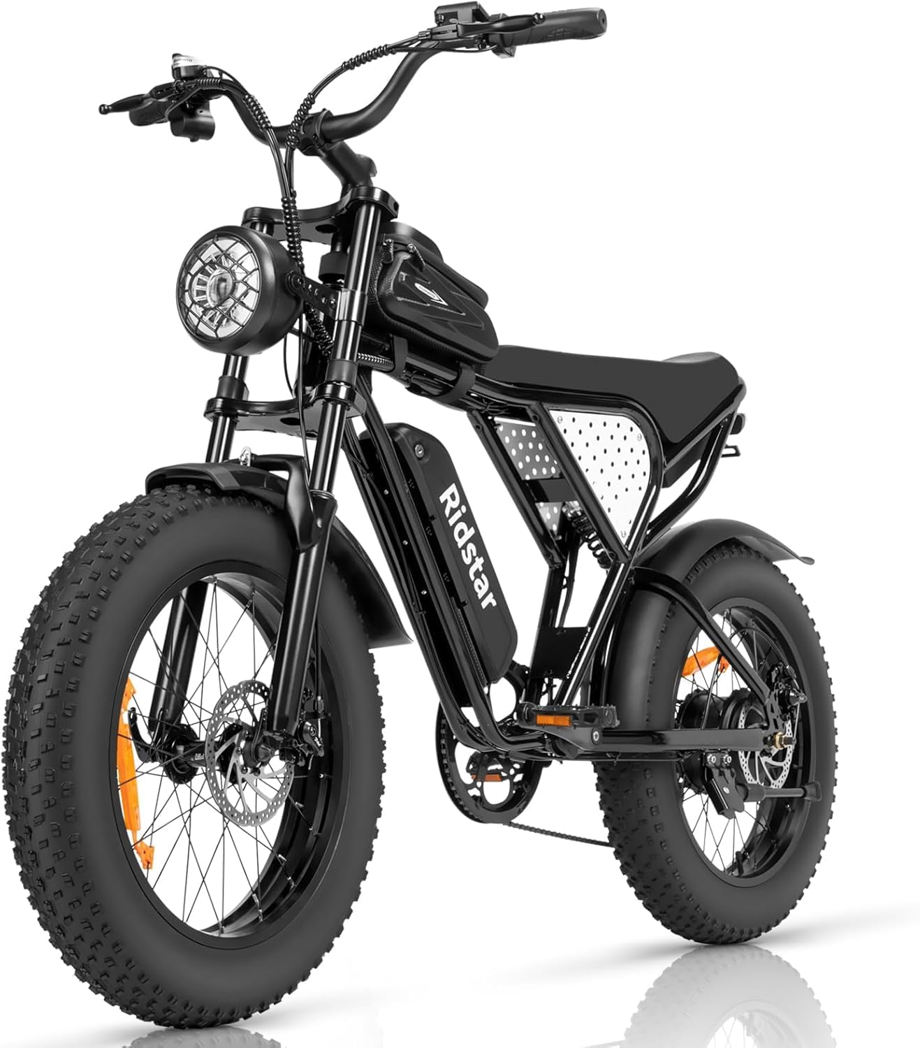 Electric Bike for Adults, 1000/2000W, 25/30/37MPH,48V-52V, 20AH,40AH Battery, Max 50-180 Miles Electric Motorcycle, 20" Fat Tire Dirt Bike, Shamano 7-Speed E-Bike