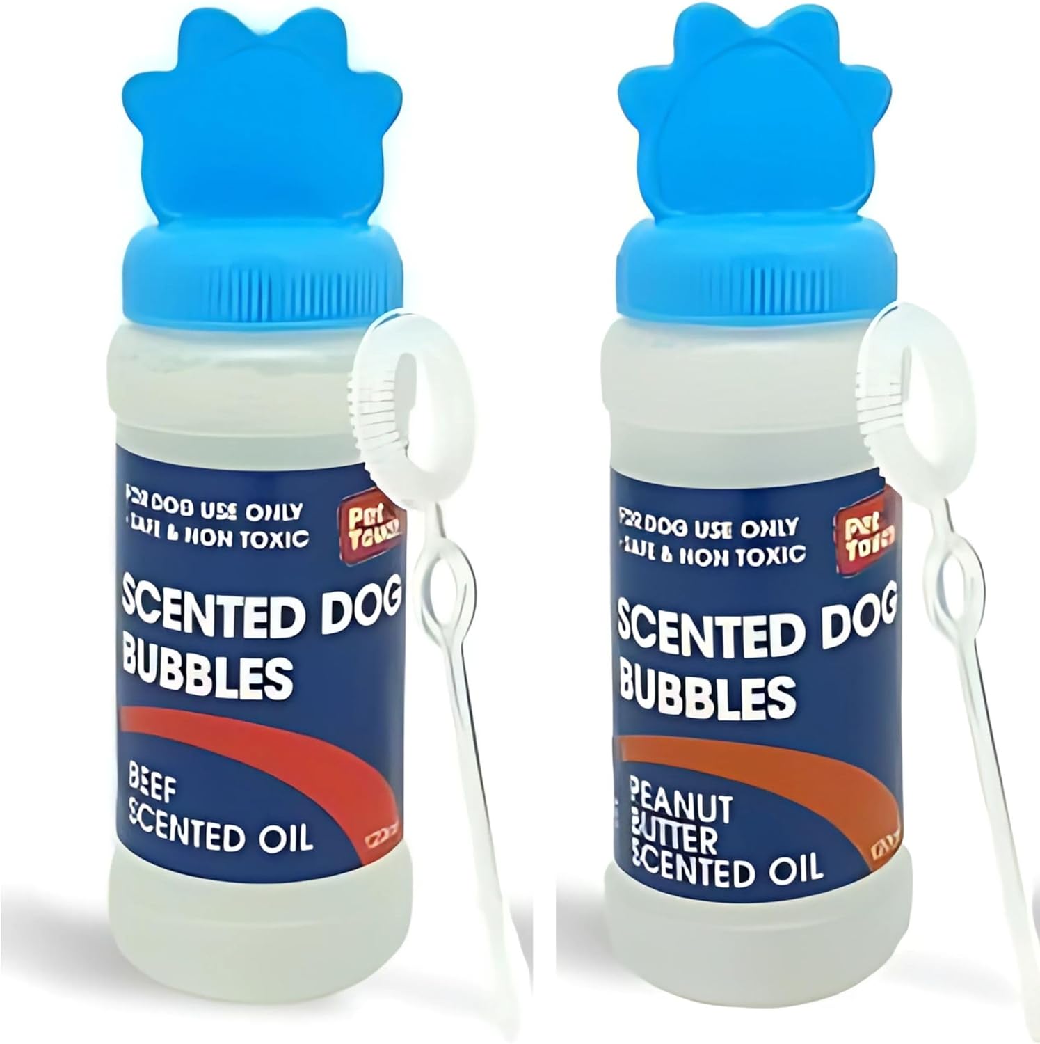 2 X 120 ml Blowing Bubbles for Dogs (Peanut Butter and Beef)