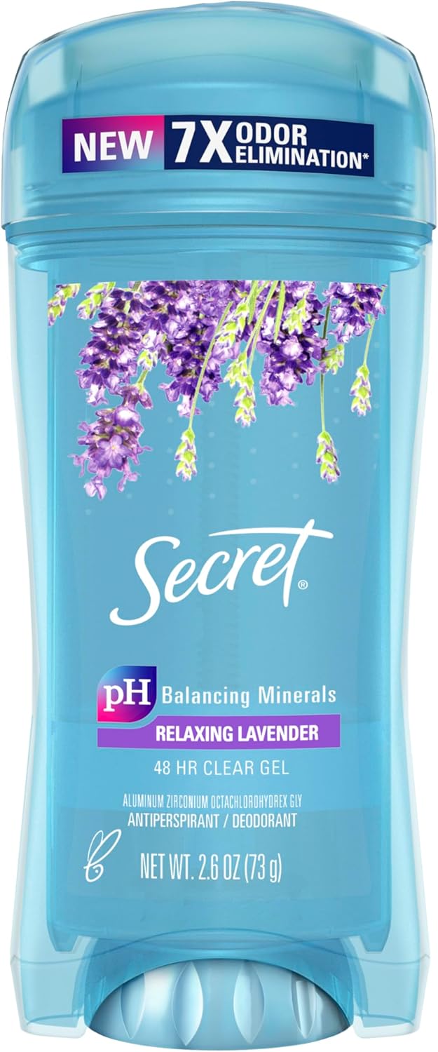 Secret Scent Expressions Crystal Clear Gel Anti-Perspirant Deodorant, Ooh-La-La Lavender - 2.6 Oz