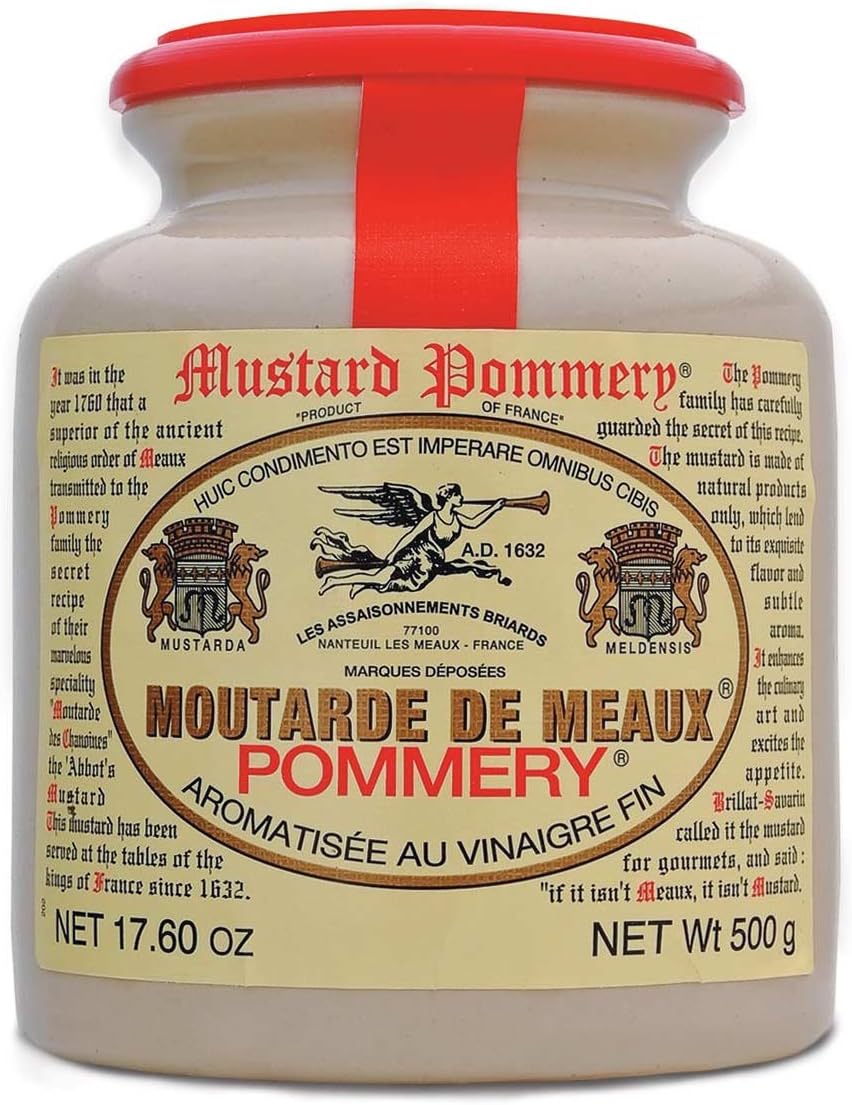 Pommery Meaux Mustard Stone Jar, 17.6-Ounce
