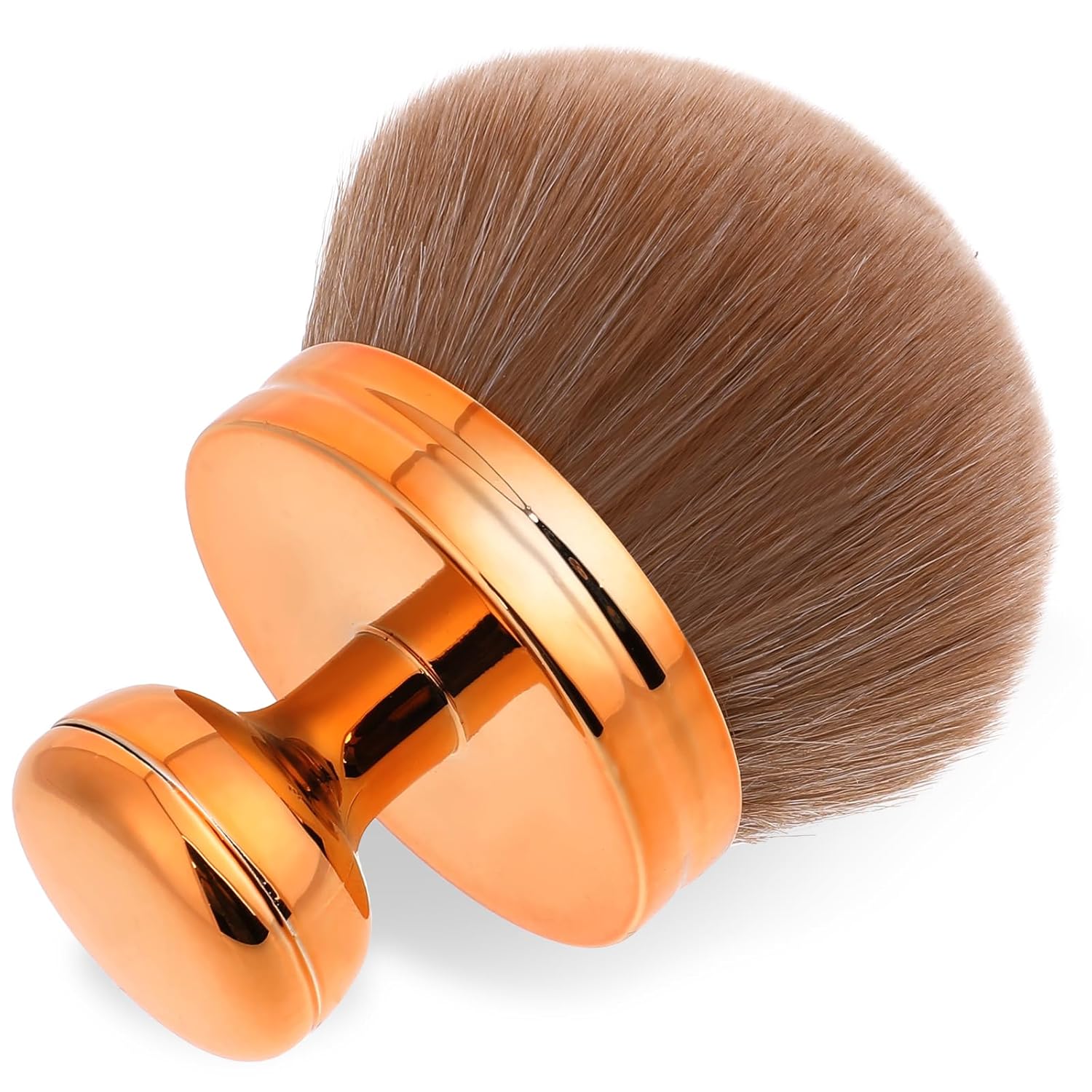 Extra Large Makeup Brush for Bronze Blend Self Tan Back Applicator Provides Unblemished Application Without Streaking Kabuki Brush for Unblemished Oval Face Leg Makeup Brush (gold)
