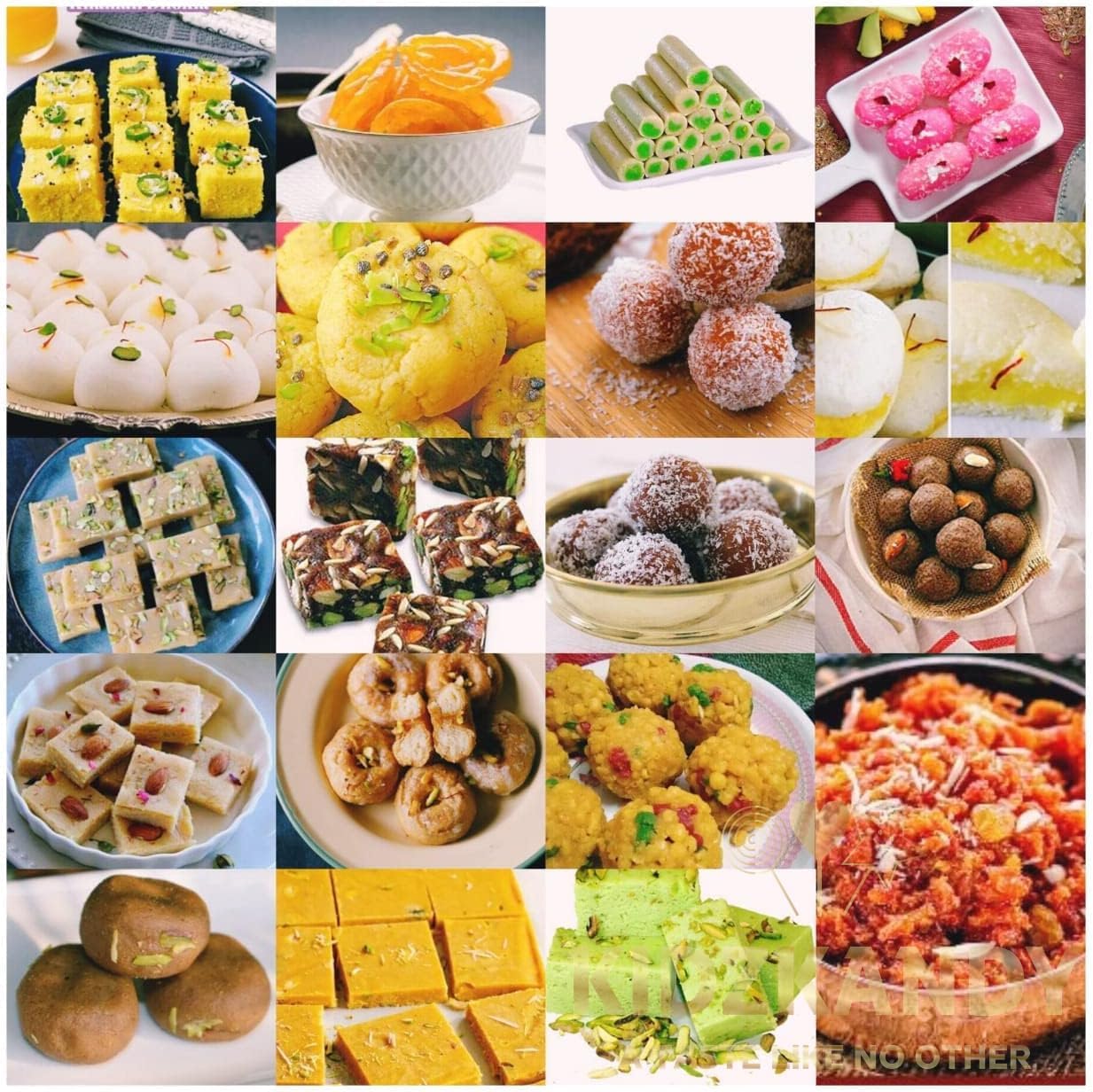 1Kg Mix Delicious Indian Traditional Sweet Best Gift For All Occasions Raksha Bandhan, Marriage, Diwali, Holi, Ganesh Chaturthi Festival, Birthday, Easter Etc Fresh Sweet Treat For Family & Friends