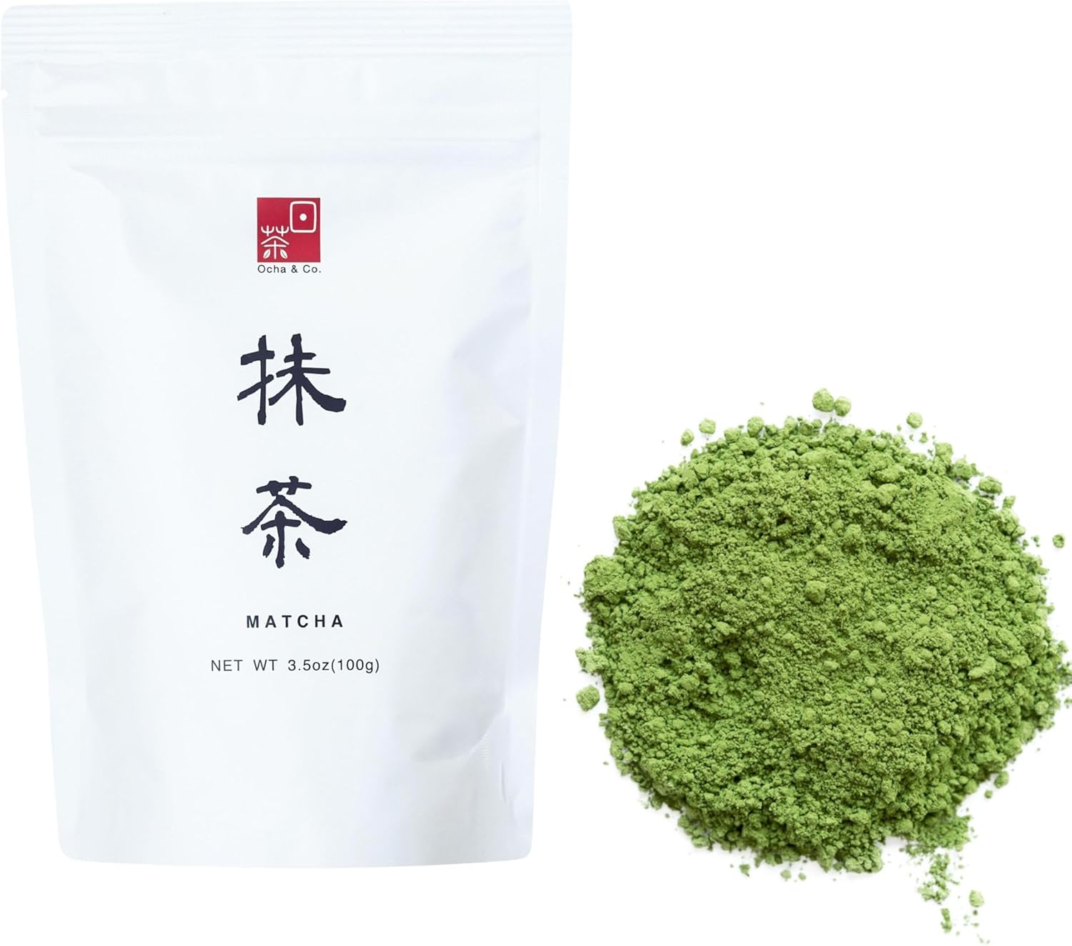 Ocha & Co. Itsumo Matcha - Classic Grade - Japanese First-Harvest Matcha Green Tea Powder - Traditionally Stone-Milled, 100g.