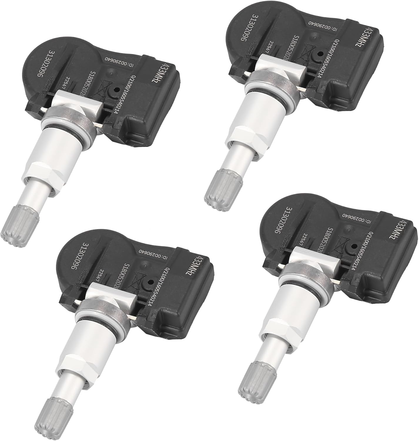 Tire Pressure Sensor 31302096 TPMS Sensor for Volvo XC60 2010-2017 (Set of 4)