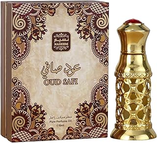 NASEEM Oud Safi Concentrated Perfume Oil - Long Lasting Arabian Perfume Oil - Spicy Lavender Oud Perfume for Men & Women (0.20 Fl Oz)