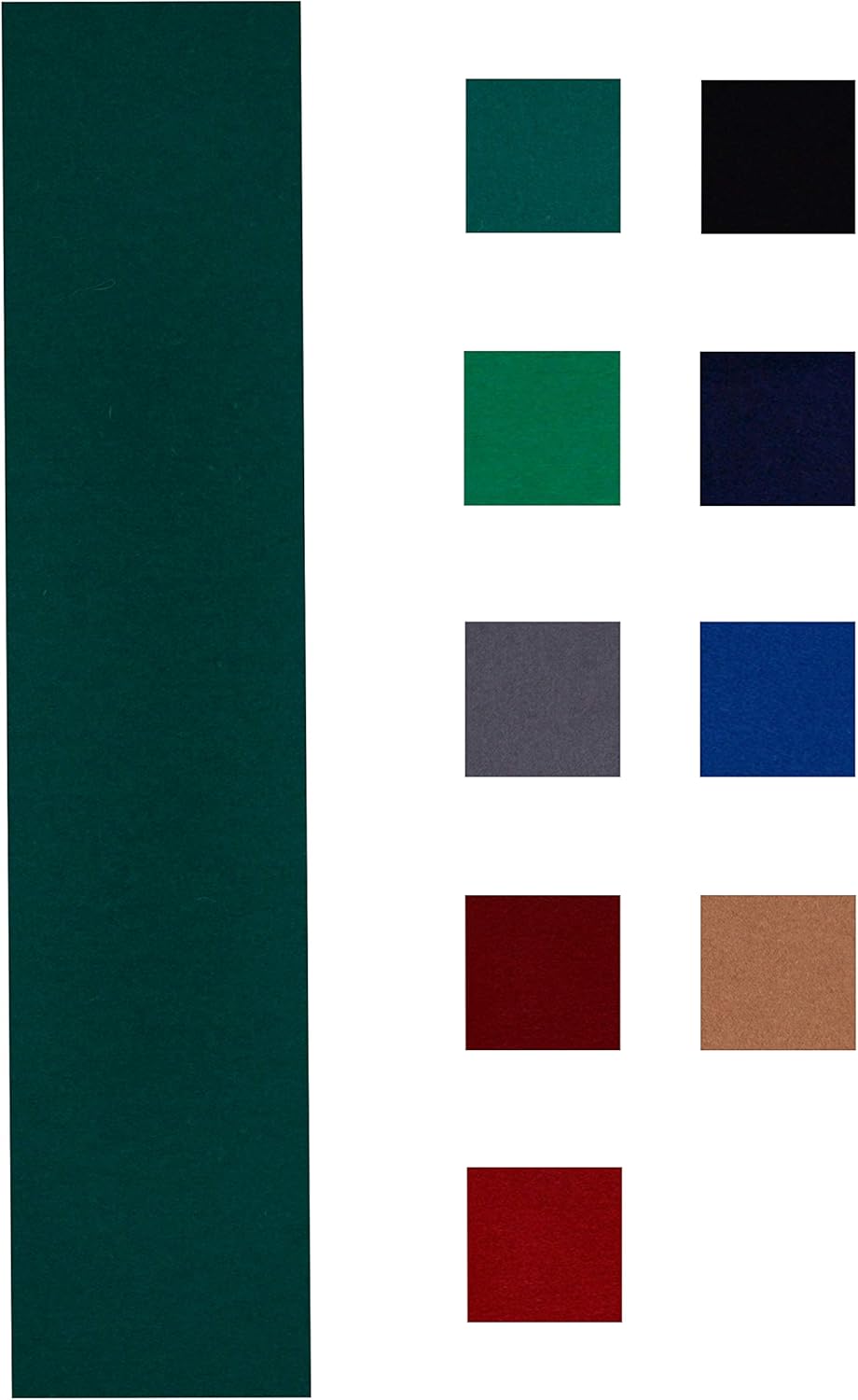 Accuplay 20 oz Grade Pool - Billiard Cloth - Felt Priced Per Foot Choose English Green, Spruce, Blue, Gray, Navy, Tan, Black, Burgundy, or Red