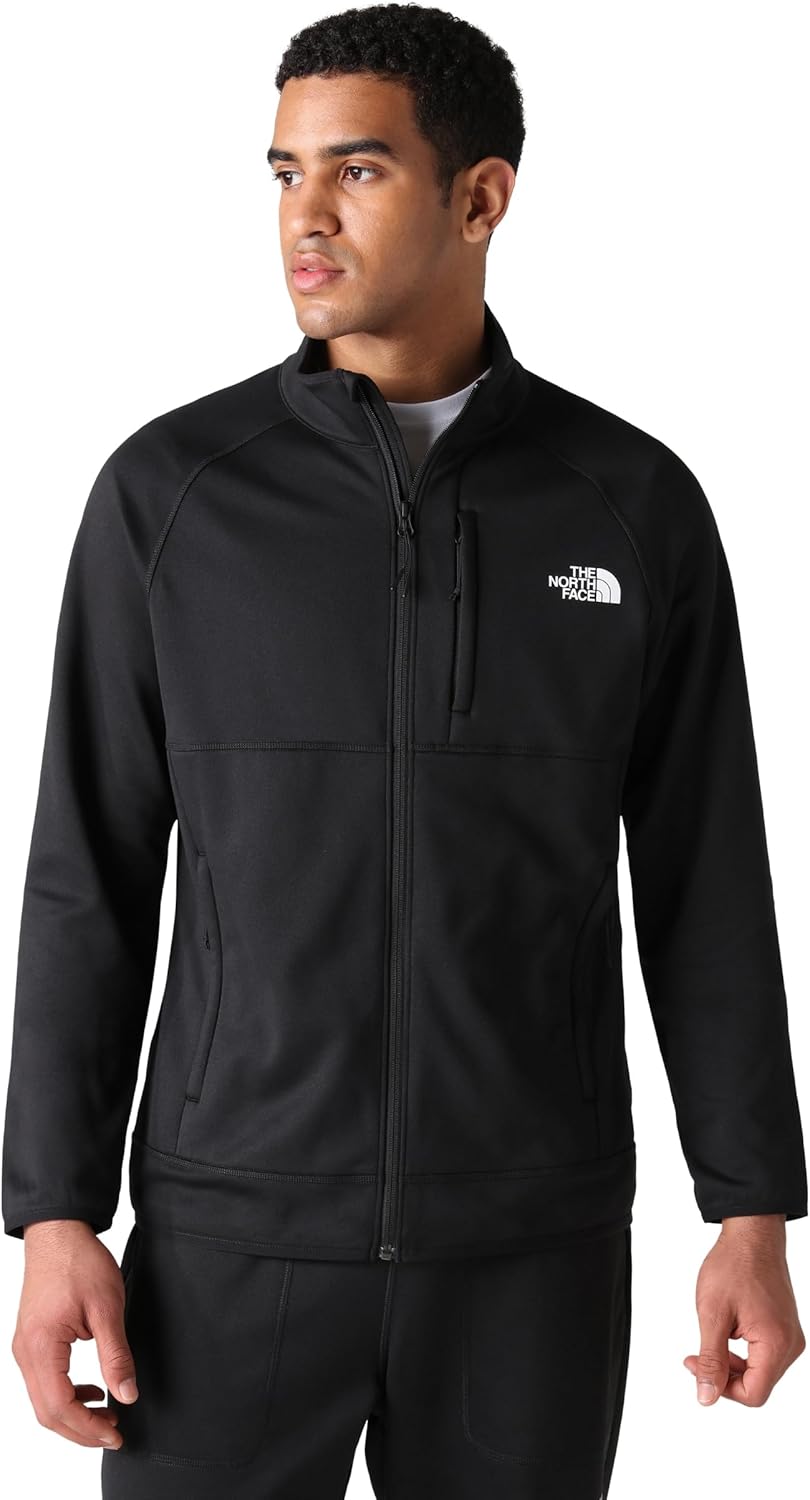 THE NORTH FACE - Men's Canyonlands Full-Zip Fleece Jacket - Teddy Jacket for Hiking & Outdoor Activities - Midweight Fleece with Secure-Zip Pockets
